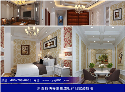 新奇特快·养生集成板健康时尚 快装快住省时省力