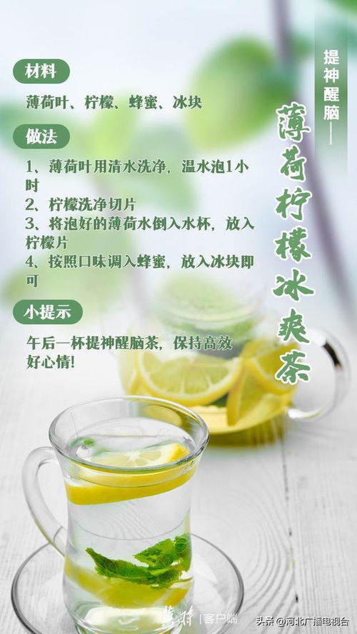 冀时 养生 9款自制饮品,帮你清凉入秋